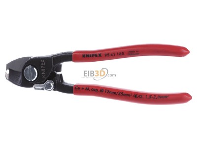 Front view Knipex 95 41 165 Cable shears 
