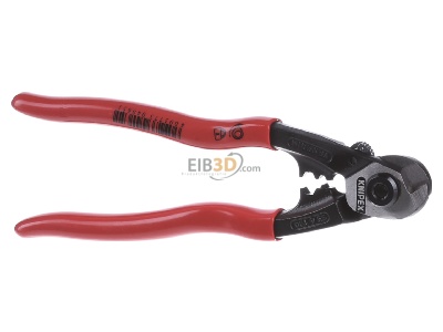 Ansicht hinten Knipex 95 61 190 Drahtseilschere 190mm 