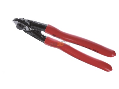 Ansicht oben vorne Knipex 95 61 190 Drahtseilschere 190mm 