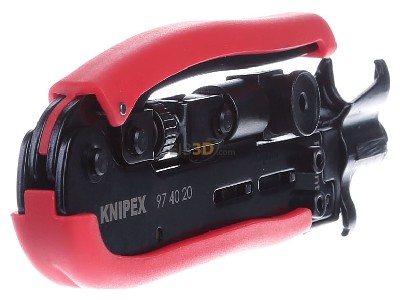 View on the left Knipex 97 40 20 SB Special tool for telecommunication 
