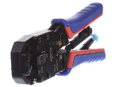 View on the left Knipex 97 51 12 SB Hand crimp tool 
