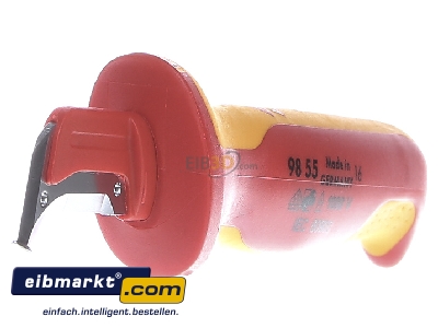 Ansicht links Knipex-Werk 98 55 SB Abmantelungsmesser 155mm 