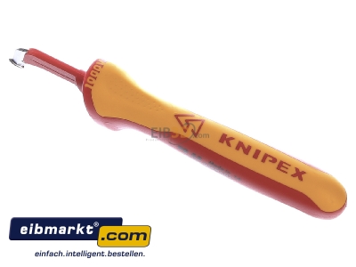 Ansicht oben vorne Knipex-Werk 98 55 SB Abmantelungsmesser 155mm 