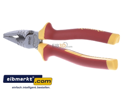 Front view Klauke KL020180IS Combination pliers 180mm
