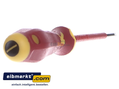 View on the right Klauke KL1007525IS Screwdriver for slot head screws 2,5mm
