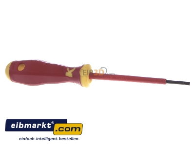 Back view Klauke KL1007525IS Screwdriver for slot head screws 2,5mm
