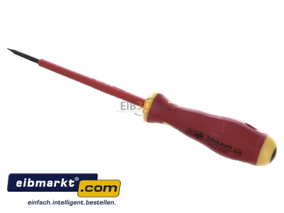 View up front Klauke KL1007525IS Screwdriver for slot head screws 2,5mm

