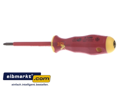 Front view Klauke KL130PM1IS Crosshead screwdriver PlusMinus 1
