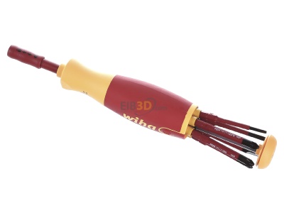 Ansicht oben vorne Wiha SB 2831-09021 Magazin-Bithalter LiftUp mit 6 slimBits 