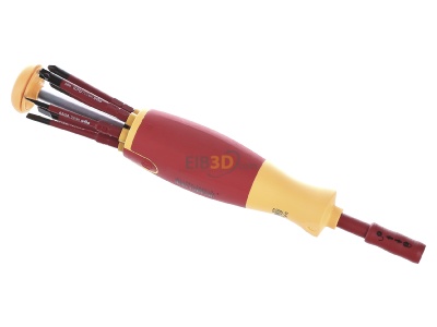 Ansicht oben hinten Wiha SB 2831-09021 Magazin-Bithalter LiftUp mit 6 slimBits 