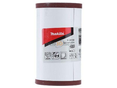 Frontansicht Makita P-38180 Schleifpapierrolle 120mmx5m K400 