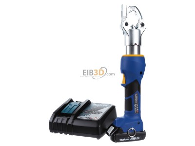 Frontansicht Klauke EKM60IDCFM Klauke Mini+ Identcrimp, 1,5Ah 