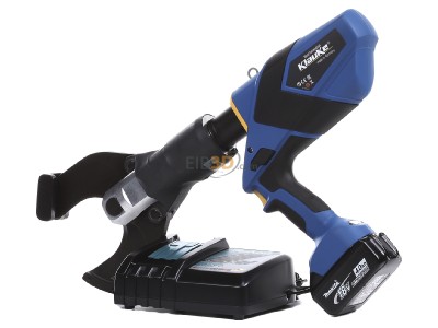 Frontansicht Klauke ES85CFM Kabelschere Akku-Hydraul., 4Ah 