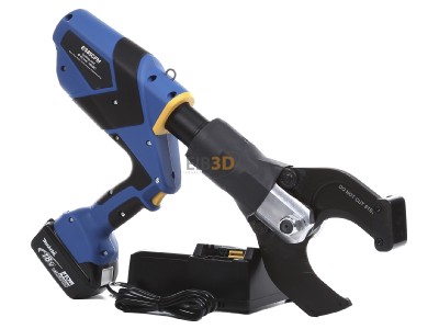Ansicht hinten Klauke ES85CFM Kabelschere Akku-Hydraul., 4Ah 