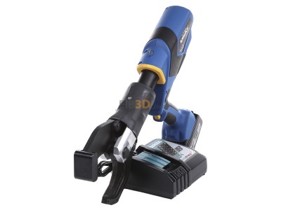Ansicht oben links Klauke ES85CFM Kabelschere Akku-Hydraul., 4Ah 