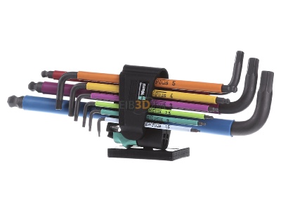 Front view Wera 073593 Tool set 9 
