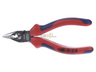 Frontansicht Knipex 08 25 145 Spitzkombizange verchromt, 145mm 