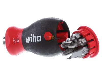 Frontansicht Wiha SB380101 Magazin-Bithalter Stubby magnet., 1/4 Zoll 