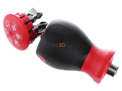 Ansicht oben hinten Wiha SB380101 Magazin-Bithalter Stubby magnet., 1/4 Zoll 
