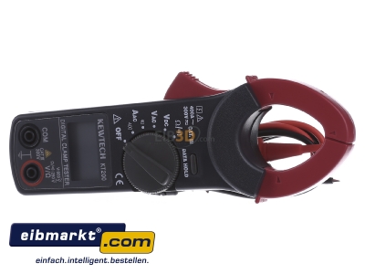 Front view Cimco 11 1413 digital clamp meter 40...400A
