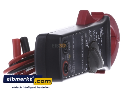 View on the left Cimco 11 1413 digital clamp meter 40...400A
