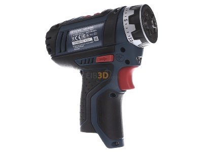 View on the left Bosch Power Tools GSR 12V-15 FC solo Battery drilling machine 12V 0Ah 
