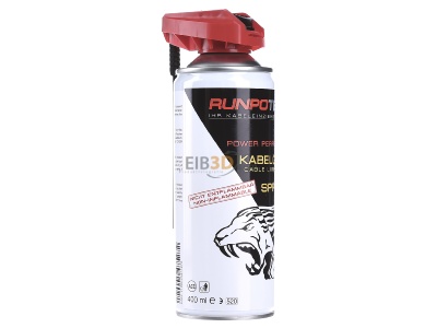 Ansicht links Runpotec 20523 Kabelgleitspray 400ml 