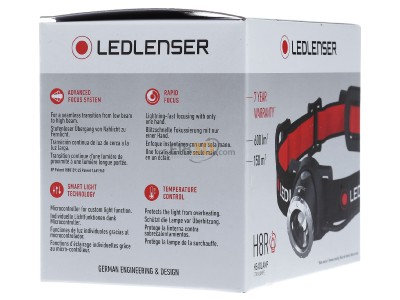 Ansicht links Zweibrder H8R #500853 Stirnlampe LED Lenser H8R 500853