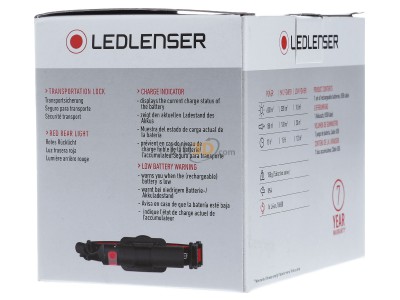 Ansicht rechts Zweibrder H8R #500853 Stirnlampe LED Lenser H8R 500853