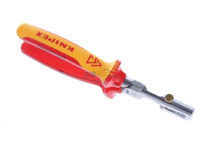 Ansicht oben hinten Knipex 13 66 180 VDE Kabelschere 180mm, m.Abisolierf. 