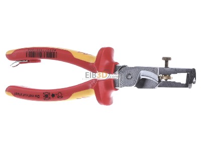 Ansicht hinten Knipex 13 66 180 T VDE Kabelschere 180mm, m.Abisolierf. 