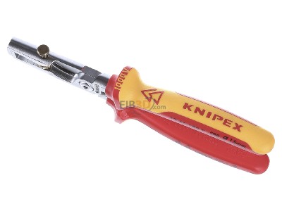 View up front Knipex 13 66 180 T Wire stripper pliers 
