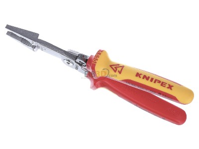 Ansicht oben vorne Knipex 13 96 200 T VDE Elektro-Inst.-Zange 200mm 