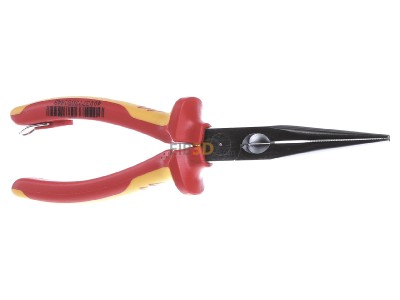 Ansicht hinten Knipex 26 16 200 T VDE Flachrundzange 200mm, mit Schneide 