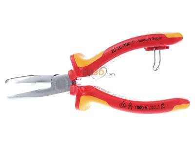 Front view Knipex 26 26 200 T Flat nose pliers 
