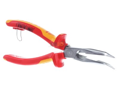 Ansicht hinten Knipex 26 26 200 T VDE Flachrundzange 200mm, mit Schneide 