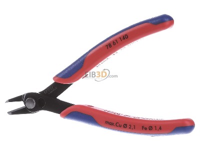 Frontansicht Knipex 78 61 140 Elektronic Super Knips 140mm, XL - INOX 