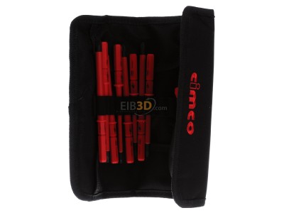Frontansicht Cimco 11 4806 Drehm.Schraubendreher-Set VDE, 9-tlg. 