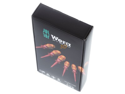 Ansicht oben vorne Wera 160iSS/7 VDE Schraubendrehersatz 7-teilig 