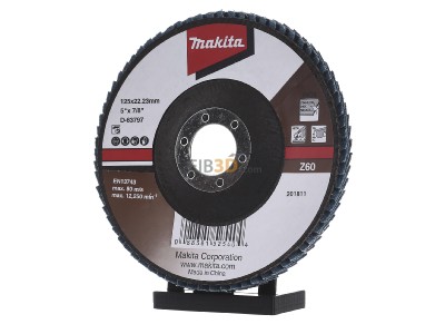 Frontansicht Makita D-63797 Fcherschleifscheibe 125mm Z60 