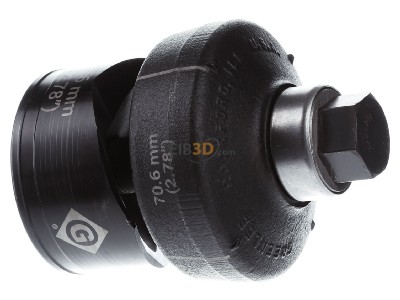 Ansicht rechts Klauke 50253832 Standard Blechlocher 70,6 mm 