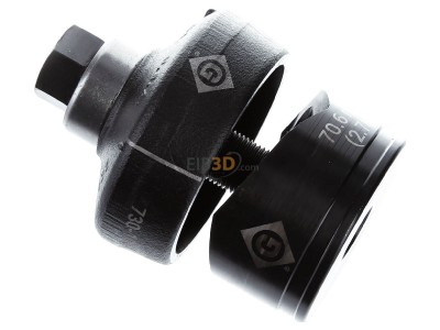Ansicht oben links Klauke 50253832 Standard Blechlocher 70,6 mm 