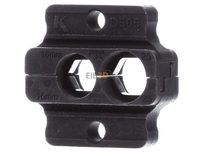 Frontansicht Klauke D505 Presseinsatz K50er-Reihe f�r Rohrkabel/Verbin 