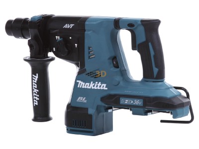 Frontansicht Makita DHR281ZJ Akku-Bohrhammer f.SDS-PLUS 2x18V o. Akku+Lader 