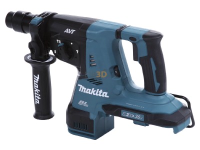 View up front Makita DHR281ZJ Battery rotary hammer 
