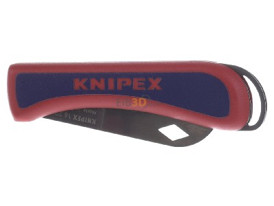 Frontansicht Knipex 16 20 50 SB Elektriker Kabelmesser 190mm, 80mm Klinge 