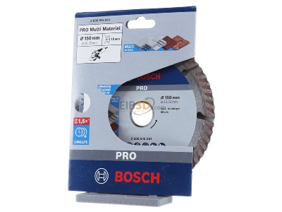 Frontansicht Bosch Power Tools 2608615061 Diamant-Trennscheibe 150x22,23 Stnd. 