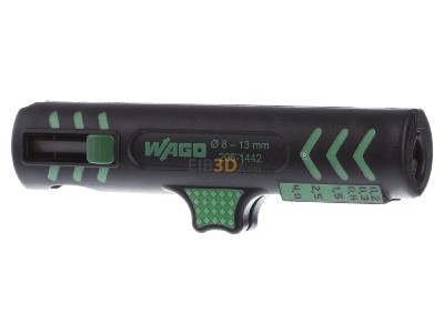 Frontansicht WAGO 206-1442 Universal-Entmanteler f�r D=8-13mm 