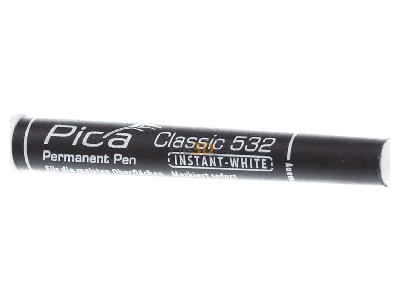Frontansicht Pica-Marker 532/52 Permanent Pen 1-2mm, INSTANT WHITE 