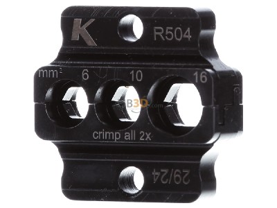 Frontansicht Klauke R504 Presseinsatz 6-16qmm 